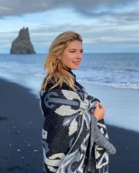 katheryn winnick beach|Wrapped up Iceland’s magic at the Black Sand Beach.